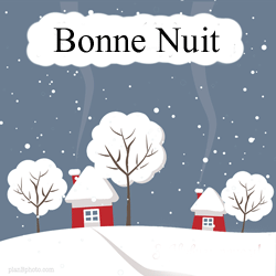 bonne nuit neige